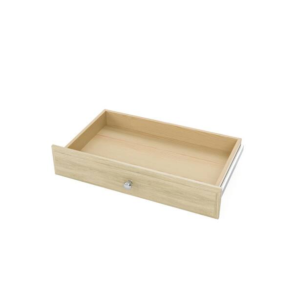 Closet Evolution 4 in. H x 24 in. W Brown Wood Drawer HG8