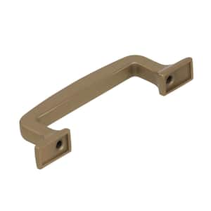 Westerly 3 in. (76mm) Modern Golden Champagne Arch Cabinet Pull