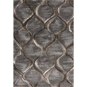 Rue Charcoal Trellis 8 ft. x 10 ft. Ombre Moroccan Area Rug