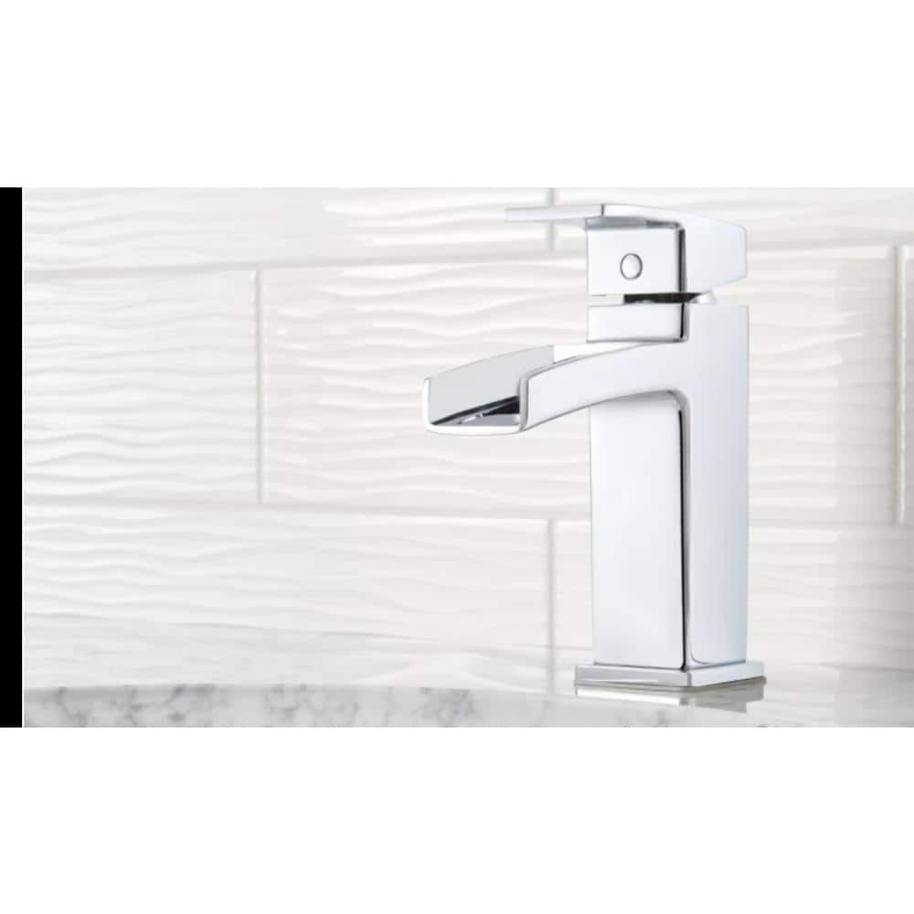 Kenzo Polished Chrome Single Control Bathroom Faucet