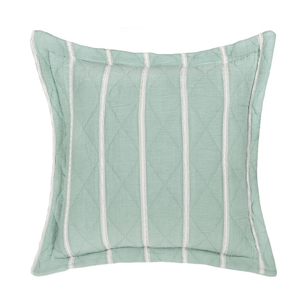 Unbranded Pacifica Cotton 20 in. Square Decorative Throw Pillow Cover