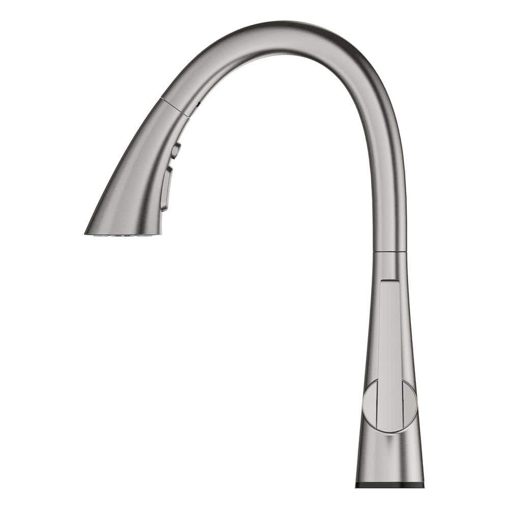 16" Stainless Steel Pull-Down Spray Kitchen Faucet