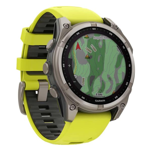 Garmin fenix 8 Multisport 47-mm Sapphire Solar GPS Watch with 