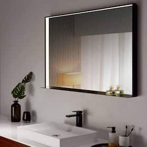 lighted vanity mirror black