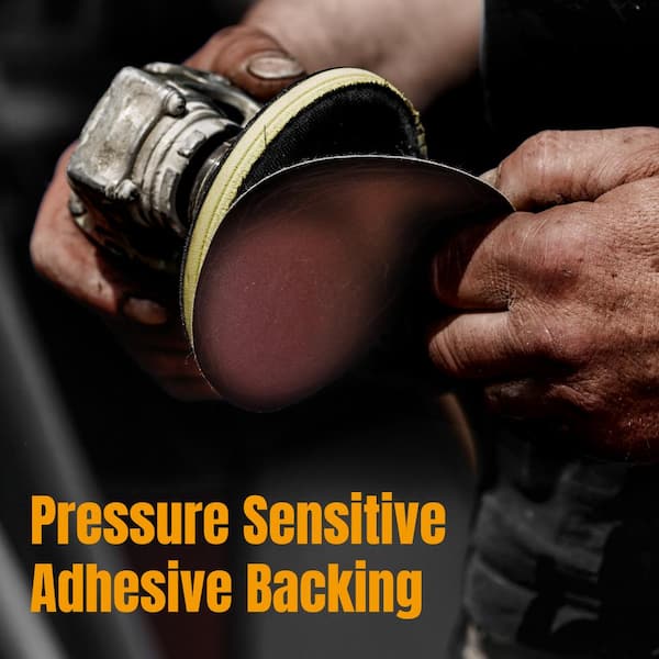 9 in. PSA 100 Grit Aluminum Oxide Adhesive Sanding Disc (20-Pack)