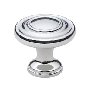 1-1/4 in. Dia Polished Chrome Classic Round Ring Cabinet Knob (10-Pack)
