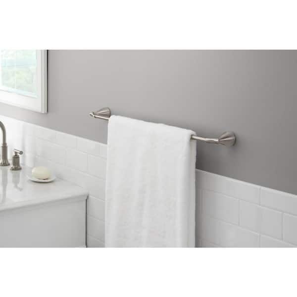 Edgewood 24 in. Towel Bar in Brushed Nickel