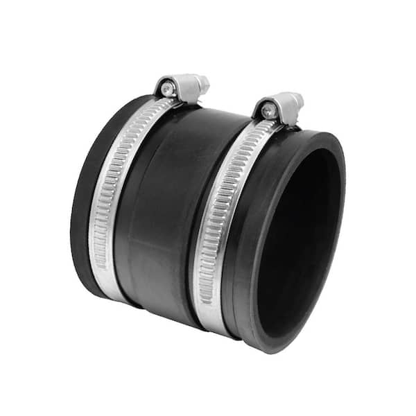 2-1/2 in. Dust Control Flex Cuff with Hose Clamps for Dust Collection Systems