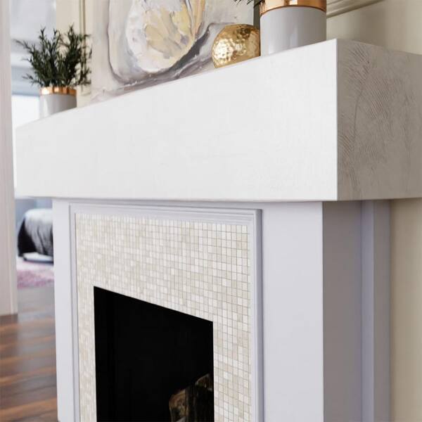 Ekena Millwork 8 in. x 10 in. x 6 ft. Rough Cedar Faux Wood Beam Fireplace  Mantel Factory Prepped in Ready for Paint MANURC08X10X72UN - The Home Depot