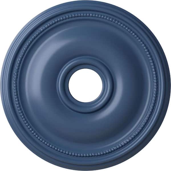 Ekena Millwork 1-1/8" x 18-1/8" x 18-1/8" Polyurethane Bradford Ceiling Medallion, Hand-Painted Americana