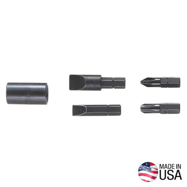 Klein Tools Replacement Screwdriver Bits - Reversible Impact-Driver Set