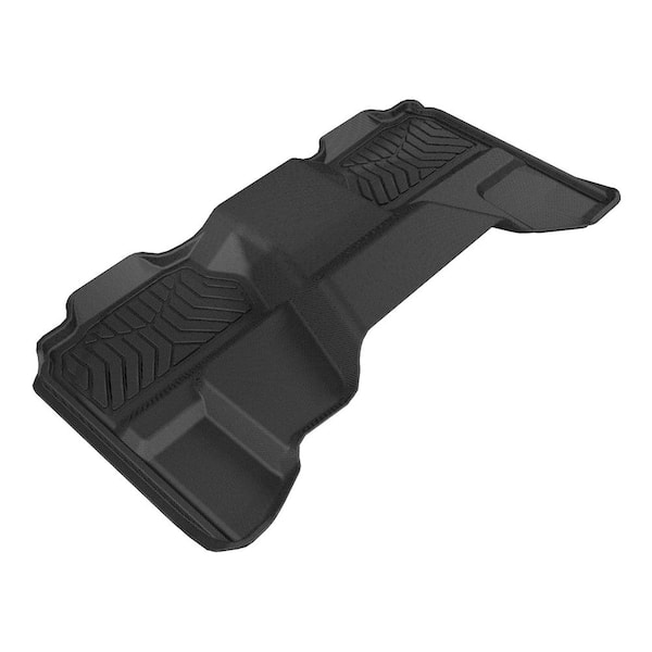 Aries StyleGuard XD Black Custom Heavy Duty Floor Liners, Select Chevrolet Silverado, GMC Sierra Extended Cab, 2nd Row Only