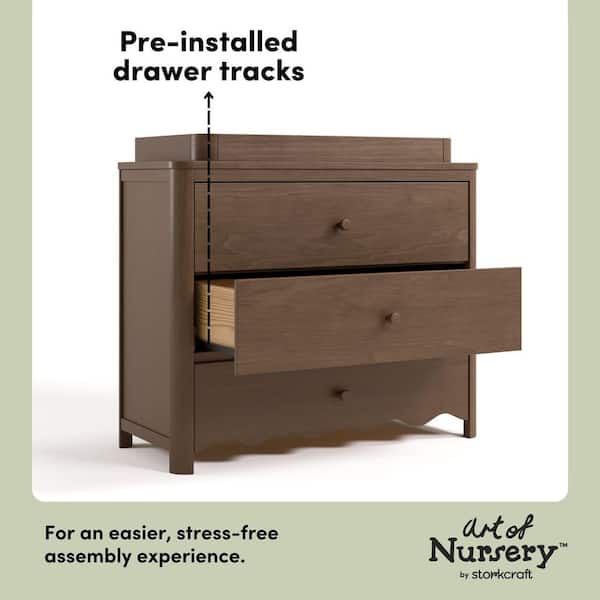 Casablanca 3 Drawer Chest with Removable Changing Table Topper Casablanca 3 Drawer Chest with Removable Changing Table Topper