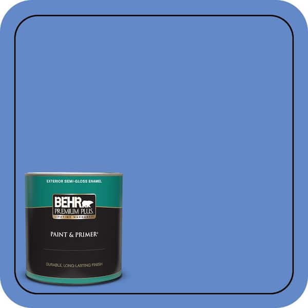 BEHR PREMIUM PLUS 1 qt. #P530-5 Integrity Semi-Gloss Enamel Exterior Paint & Primer