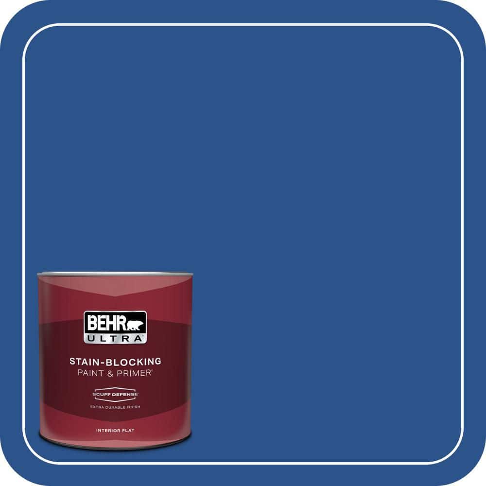 1 qt. #P520-7 Flashy Sapphire Extra Durable Flat Interior Paint & Primer price history on PriceWatchPro