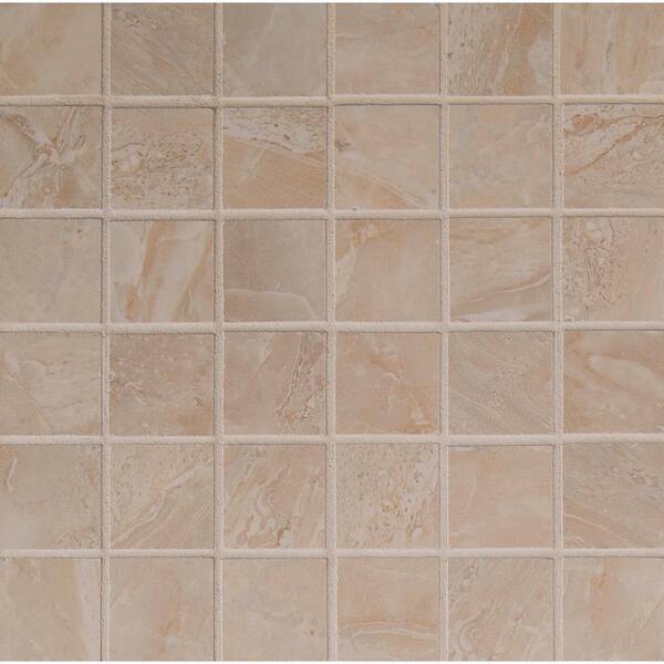 Msi Onyx Crystal 12 In X 12 In X 10 Mm Polished Porcelain Mesh Mounted Mosaic Floor And Wall Tile 1 Sq Ft Nonxcry2x2p The Home Depot