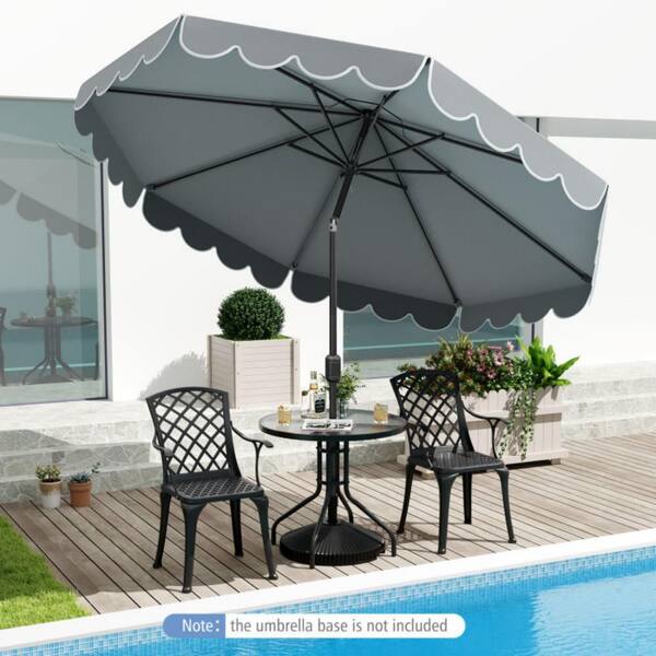 commercial outdoor patio umbrellas Giant Rectangular EZ-Lift Patio Umbrella