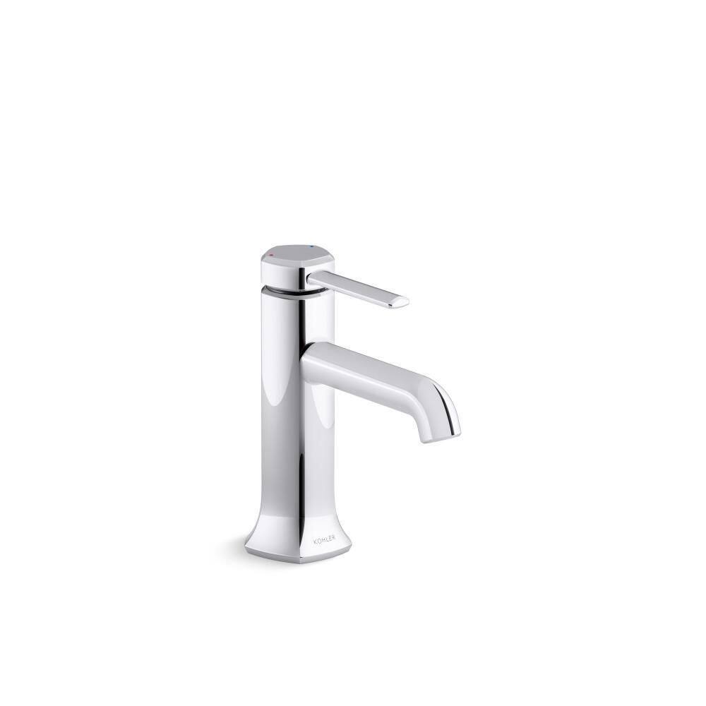 KOHLER Occasion Single Handle Single Hole Bathroom Faucet In Polished   Polished Chrome Kohler Single Hole Bathroom Faucets 27000 4n Cp 64 1000 