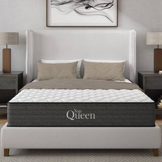 Materasso NapQueen Valeria 8 Cm Twin Con Memory Foam E Gel Rinfrescante, Bianco/Orchidea Flyaway