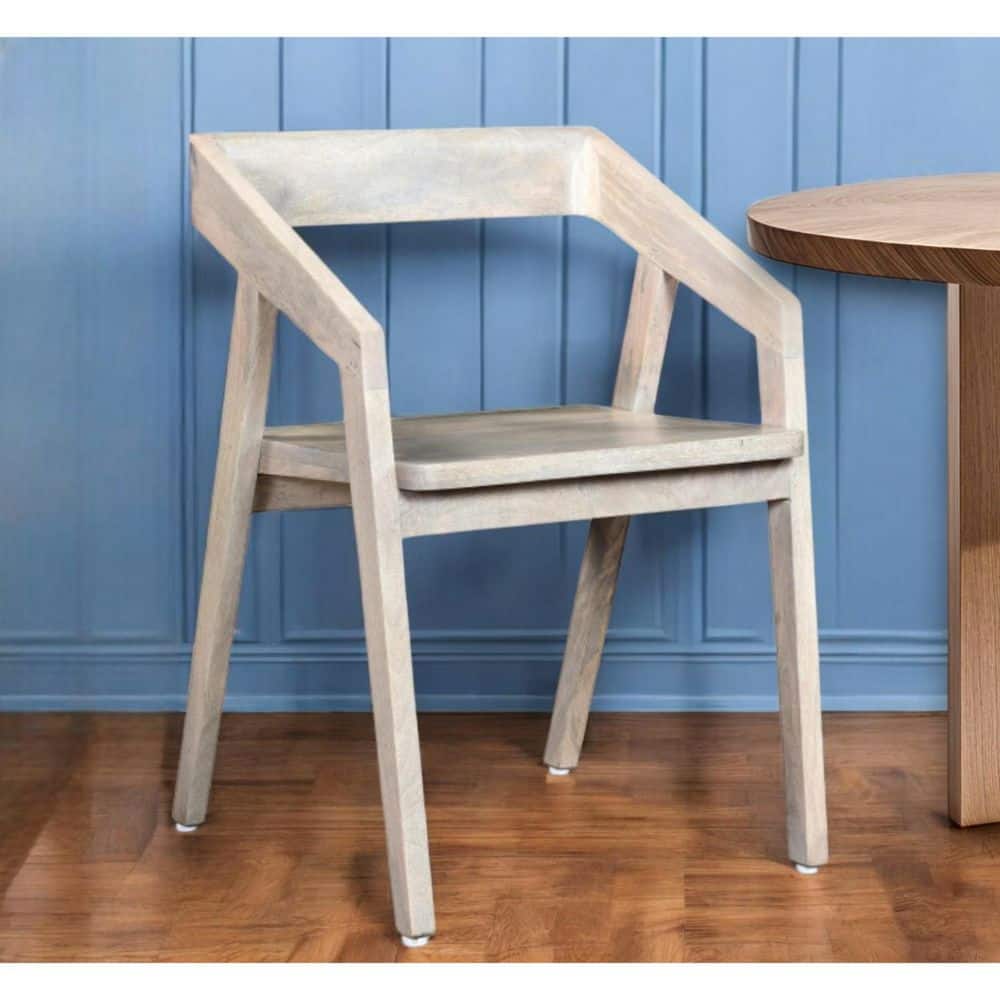 White Solid Wood Arm Chair price history on PriceWatchPro