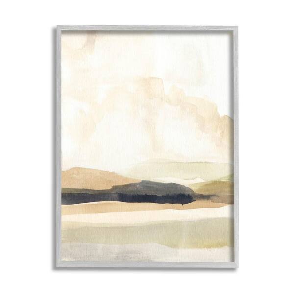 The Stupell Home Decor Collection Figurative Landscape Scene Design by Annie Warren Framed Abstract Art Print 30 in. x 24 in.