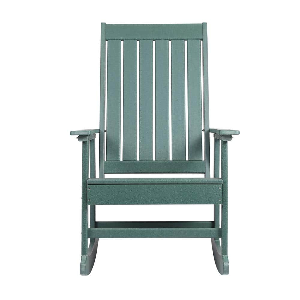 hunter green rocking chair