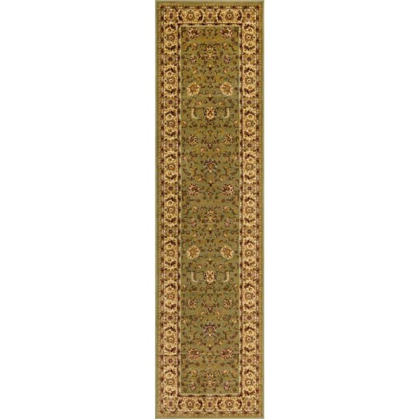 Voyage St. Louis Green 2' 7 x 10' 0 Runner Rug