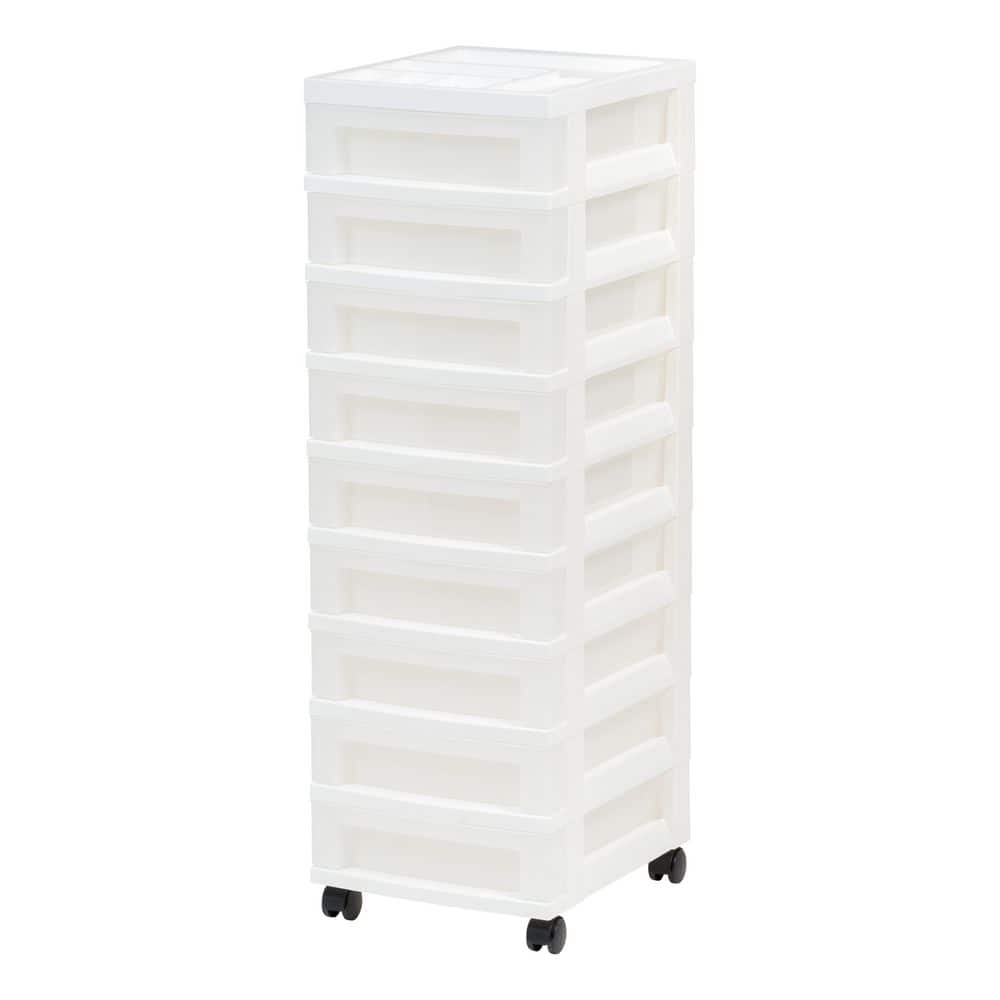 Iris 5 Case Scrapbook Storage Cart White