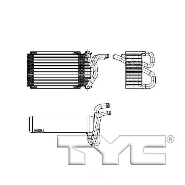 TYC A/C Evaporator Core