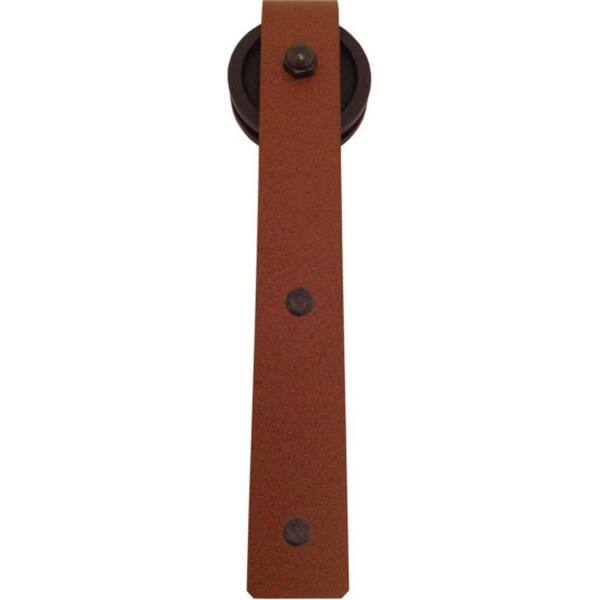 Quiet Glide 1-3/4 in. x 12 in. New Age Rust Hook Style Strap Roller with 3 in. Wheel for Flat Track System