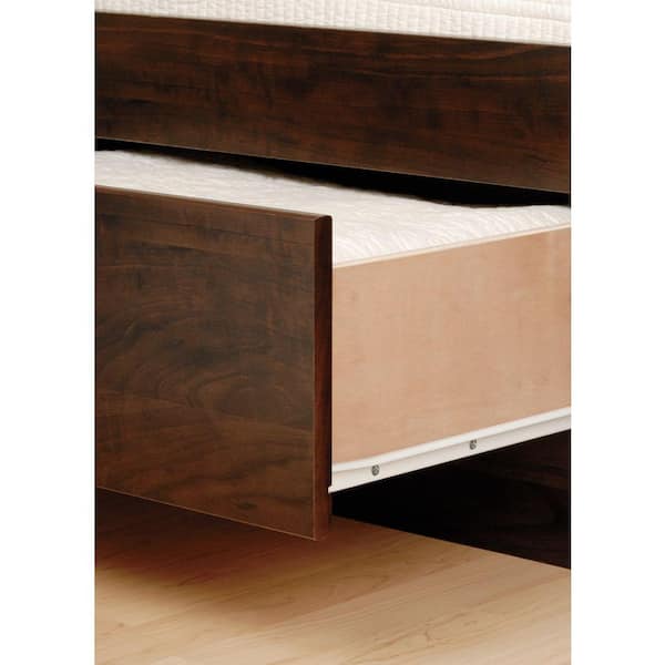 Prepac Queen Wood Storage Bed Ebq 6212, Queen Bed With 12 Drawers