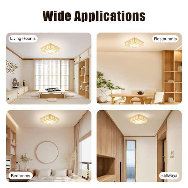 Have a question about OUKANING 17.72 in. Wood Japanese Square
