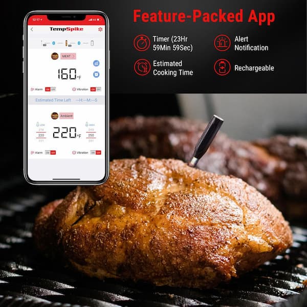 Twin Tempspike 500FT Truly Wireless Meat Thermometer with 2 Meat