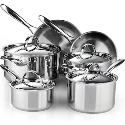Cooks Standard Classic 9-Piece Stainless Steel Cookware Set 02492