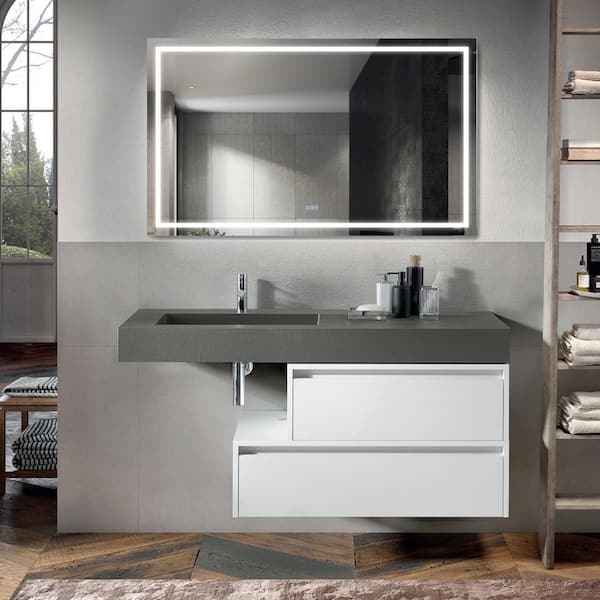 Boyel Living 60 In W X 36 H, Bathroom Cabinet With Mirror And Light B Q