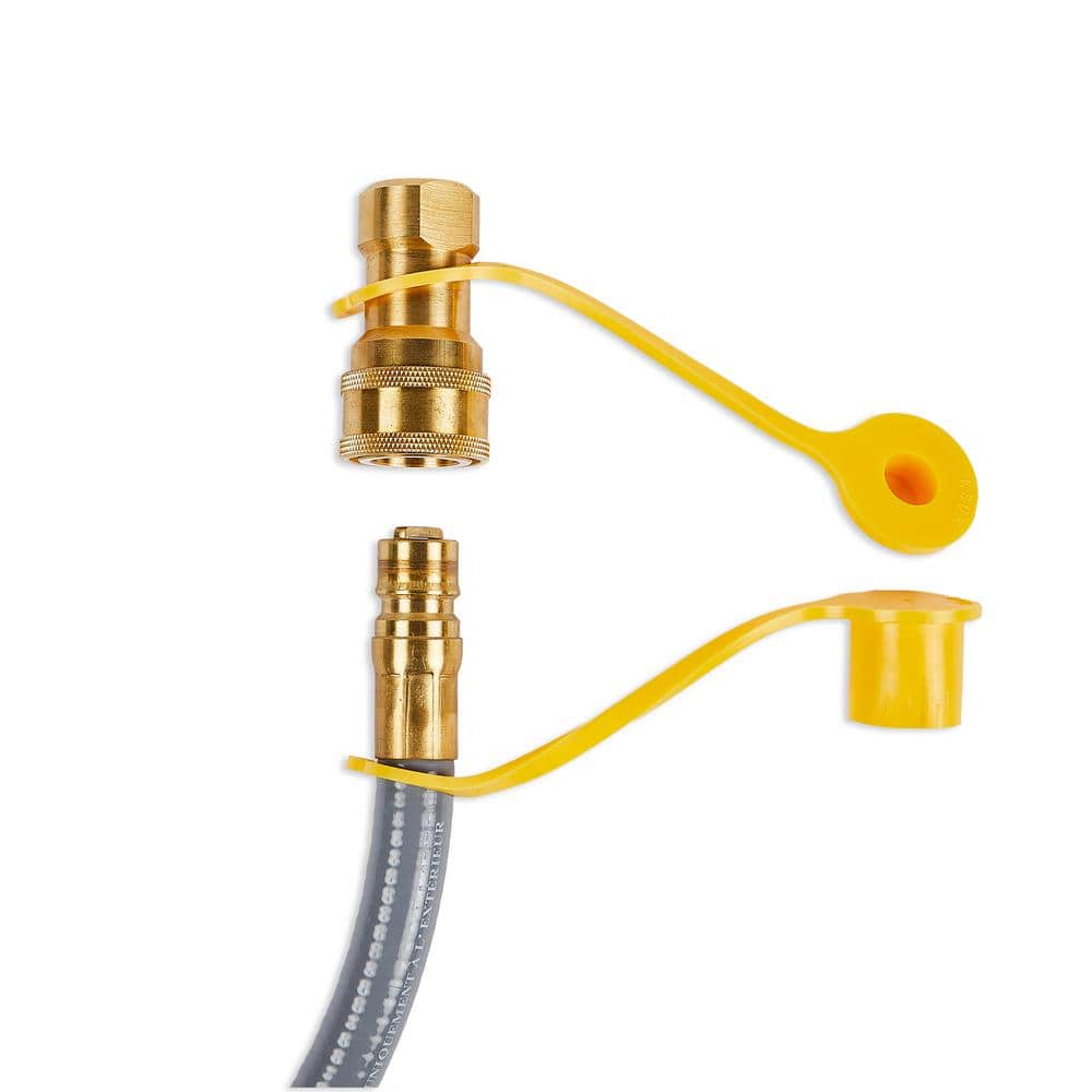 Long Rectangle Natural Gas Conversion Kit with 8 ft Hose