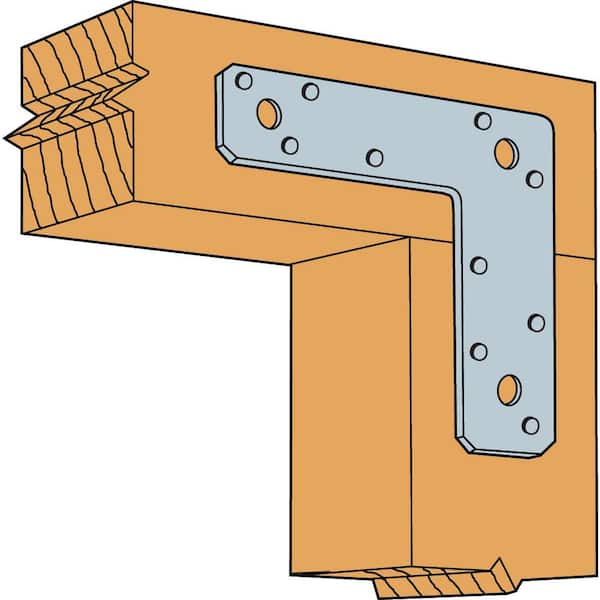 6 in. x 6 in. 14-Gauge Galvanized L Strap