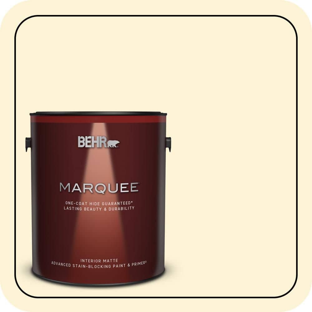 1 gal. #390C-1 Capri Cream Matte Interior Paint & Primer price history on PriceWatchPro