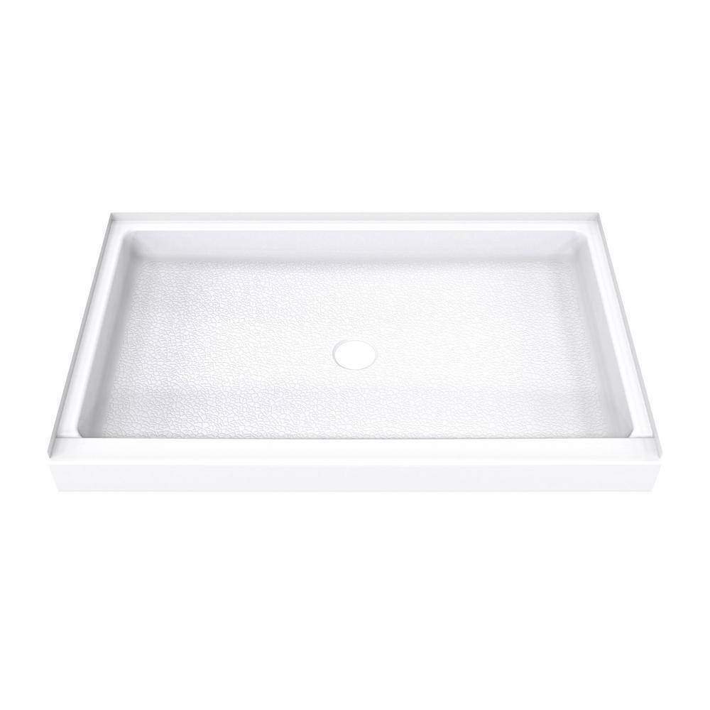 Dreamstone White Solid Surface Shower Stall with Base