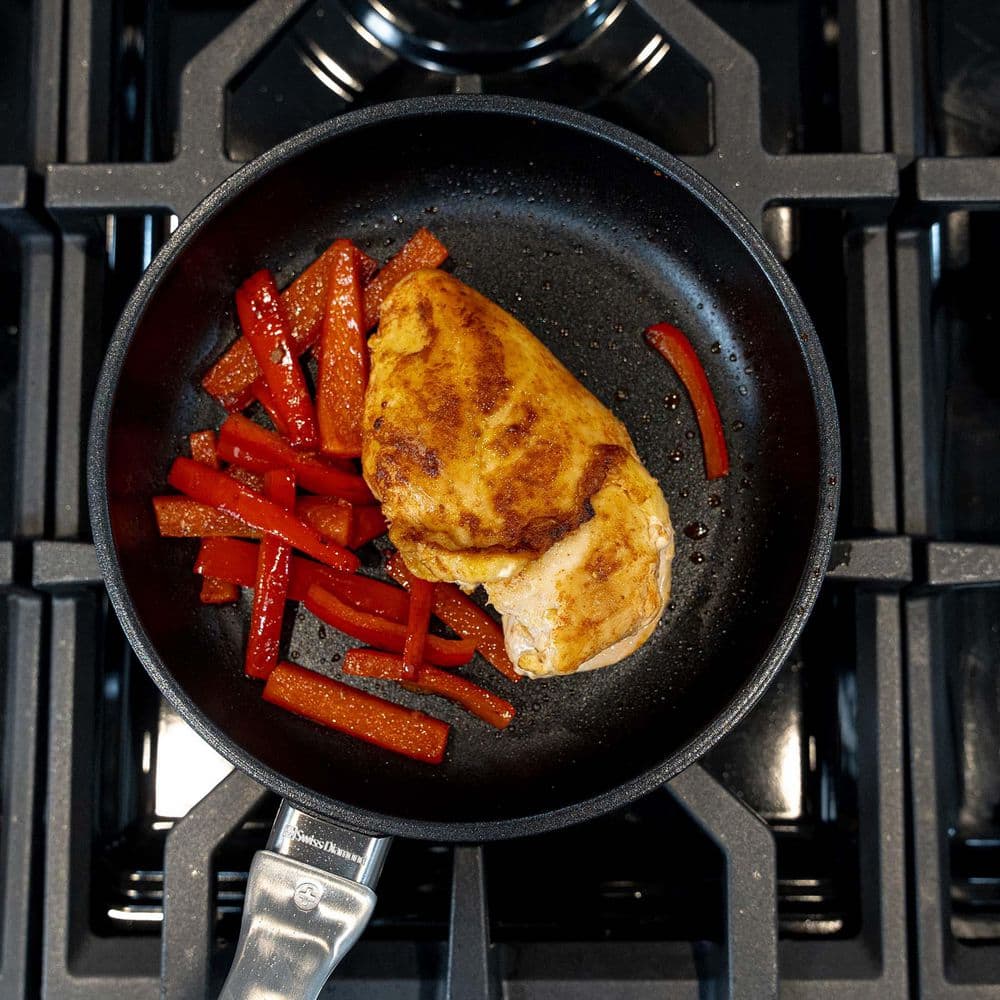 Swiss Diamond CXD 8 in. Nonstick Ceramic Frying Pan Glossy Black