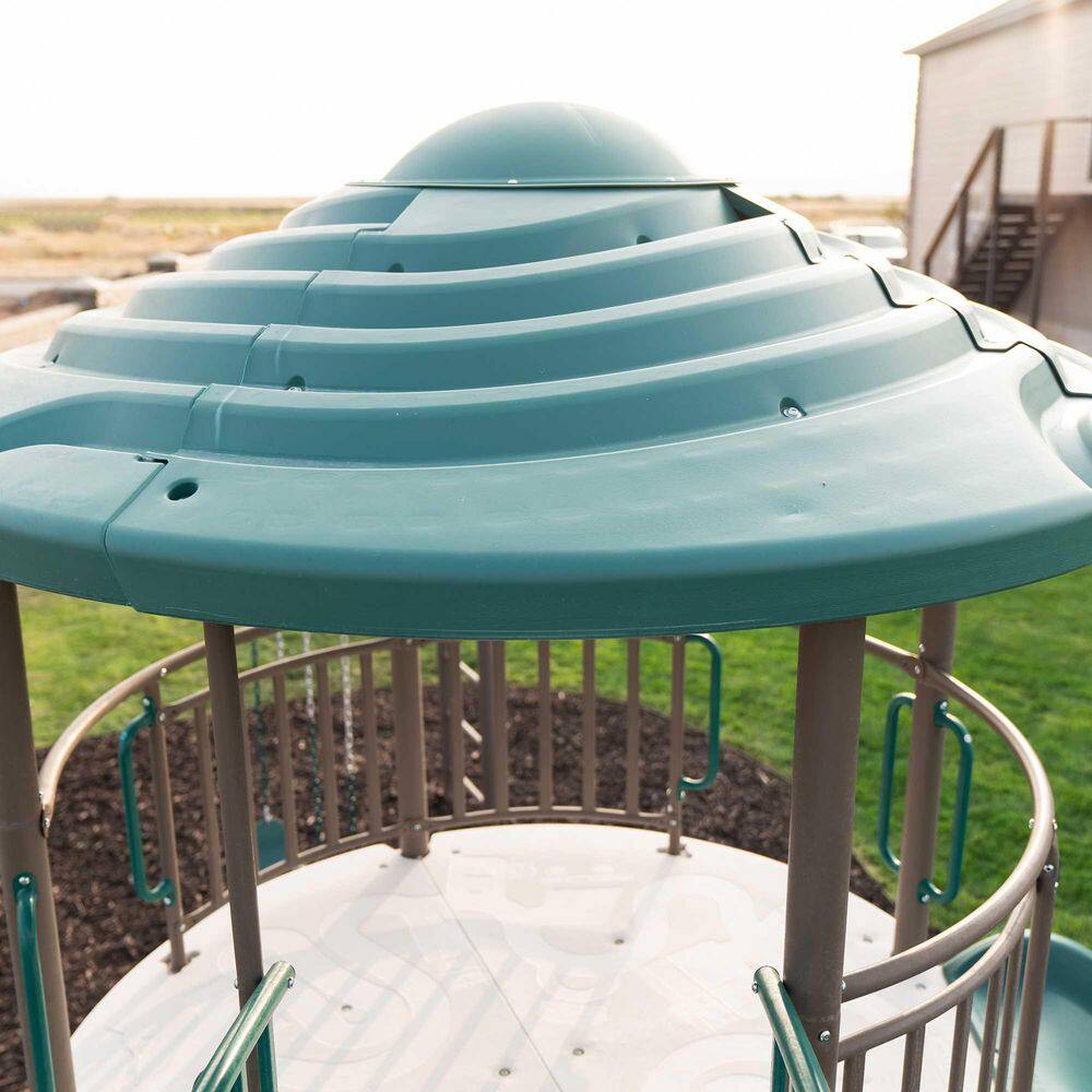 Lifetime Double Adventure Tower with Bridge and Climbing Walls
