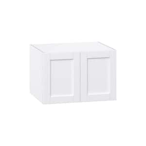 Mancos Bright White Shaker Assembled Deep Wall Bridge Kitchen Cabinet (30 in. W x 20 in. H x 24 in. D)