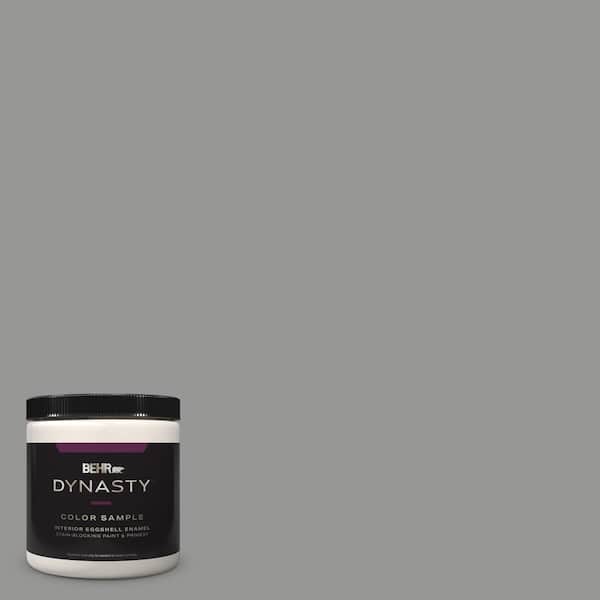 BEHR DYNASTY 8 oz. #PPU24-19 Shark Fin Eggshell Enamel Stain-Blocking Interior Paint & Primer Sample