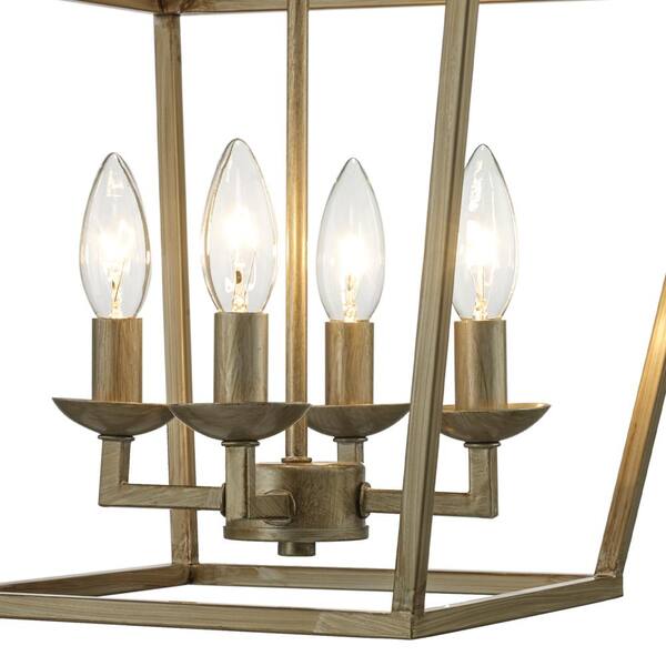 ニューライフ セット セージ Home Decorators Collection Weyburn 16.5 in. 4-Light Antique