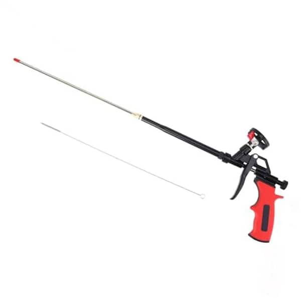 Spray Foam Dispensing Gun 8.2 in. x 25 in. Insulation Accessory (1-Pack) Extended 25 in. Reach Teflon Red