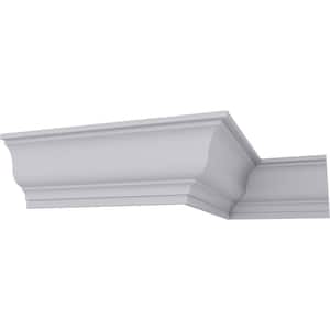 SAMPLE - 5-3/4 in. x 12 in. x 7-3/8 in. Polyurethane Jackson Crown Moulding