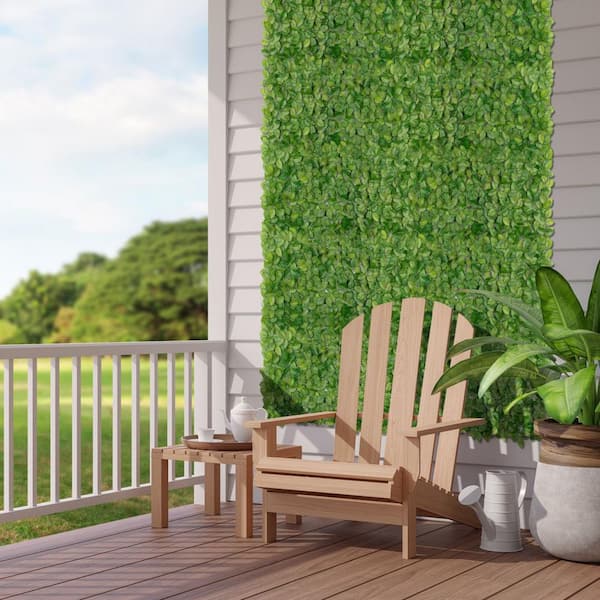 Vigoro 2 in. Green Artificial Chestnut 20 in. x 20 in. Privacy