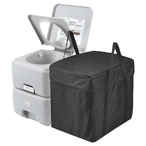 Portable Toilet Camping Porta Potty with Carry Bag 5.3 Gal. Waste Tank and 3.2 Gal. Tank Non-Electric Waterless Toilet