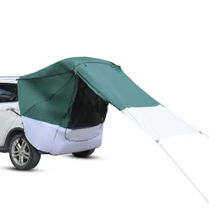 4-Person SUV Camping Tent Car Tent Travel Shelter Army Green