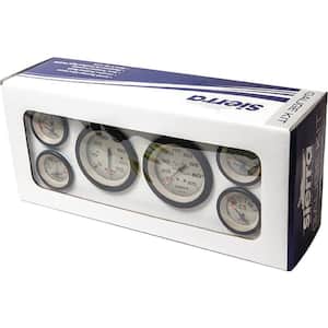 Inboard/SternDrive 6 Set with Tachometer, Speedometer, Voltmeter, Oil Pressure, Water Temperature, Oil Pressure Gauges